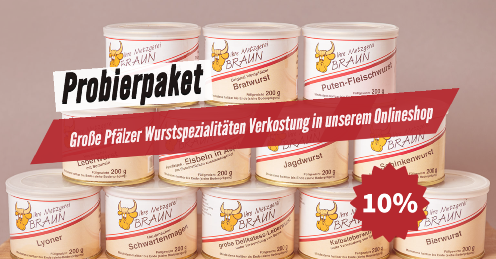 Probierpaket "Pfälzer Wurstspezialitäten"