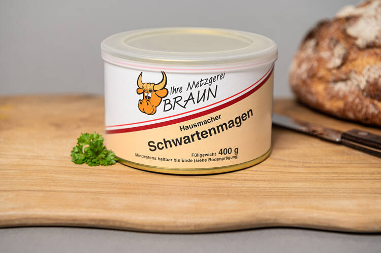 Hausmacher Schwartenmagen Schwartenmagen 400g Dose