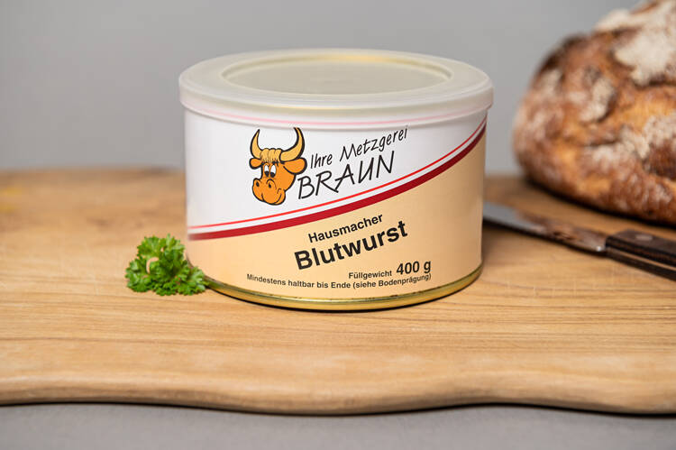 Hausmacher Blutwurst Blutwurst 400g Dose
