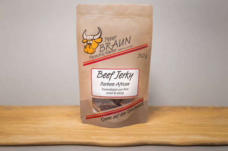 Beef Jerky Berbere African - 50g Beef Jerky